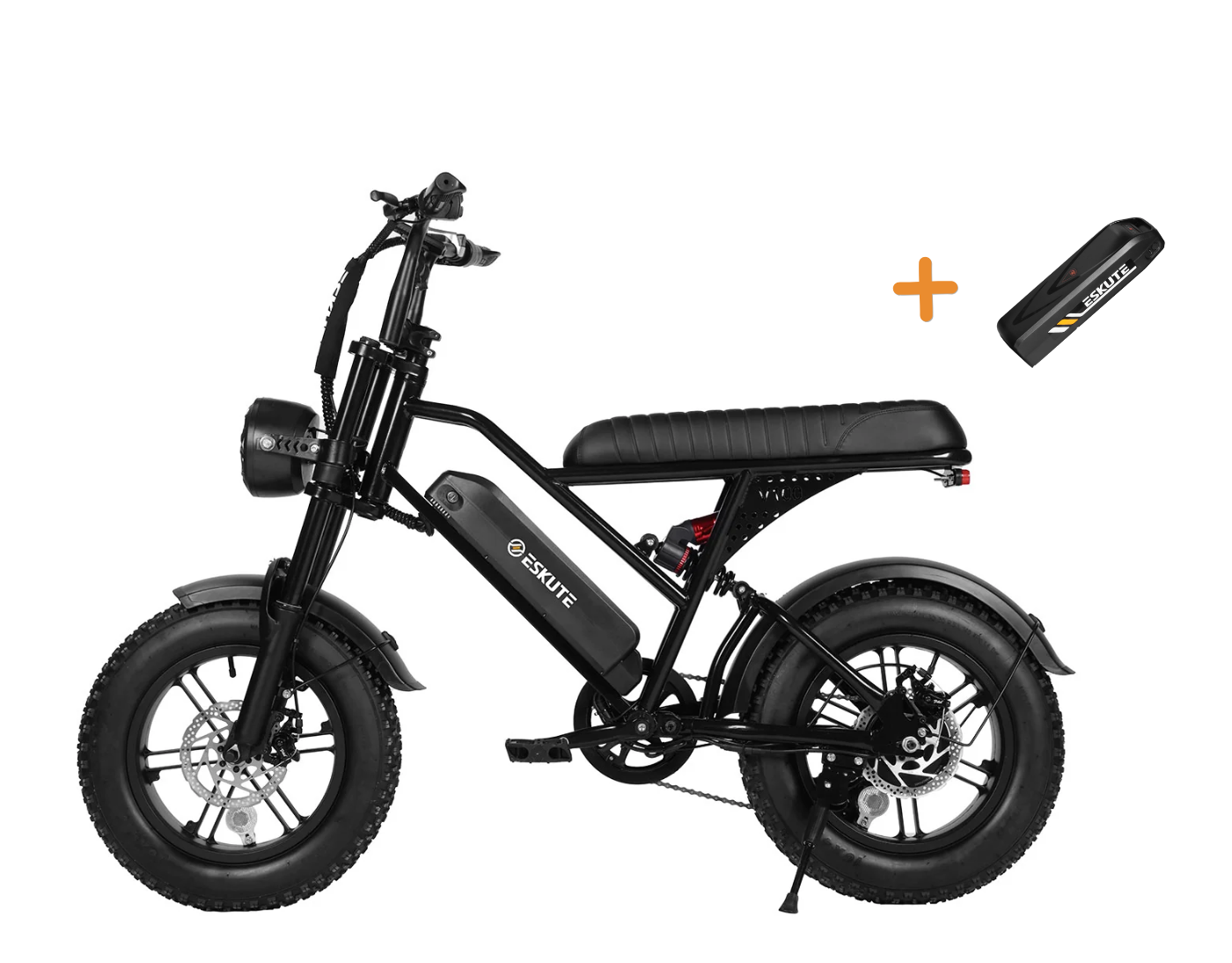 Eskute® V100 16*4.0" Electric Bike for Kids&Teens