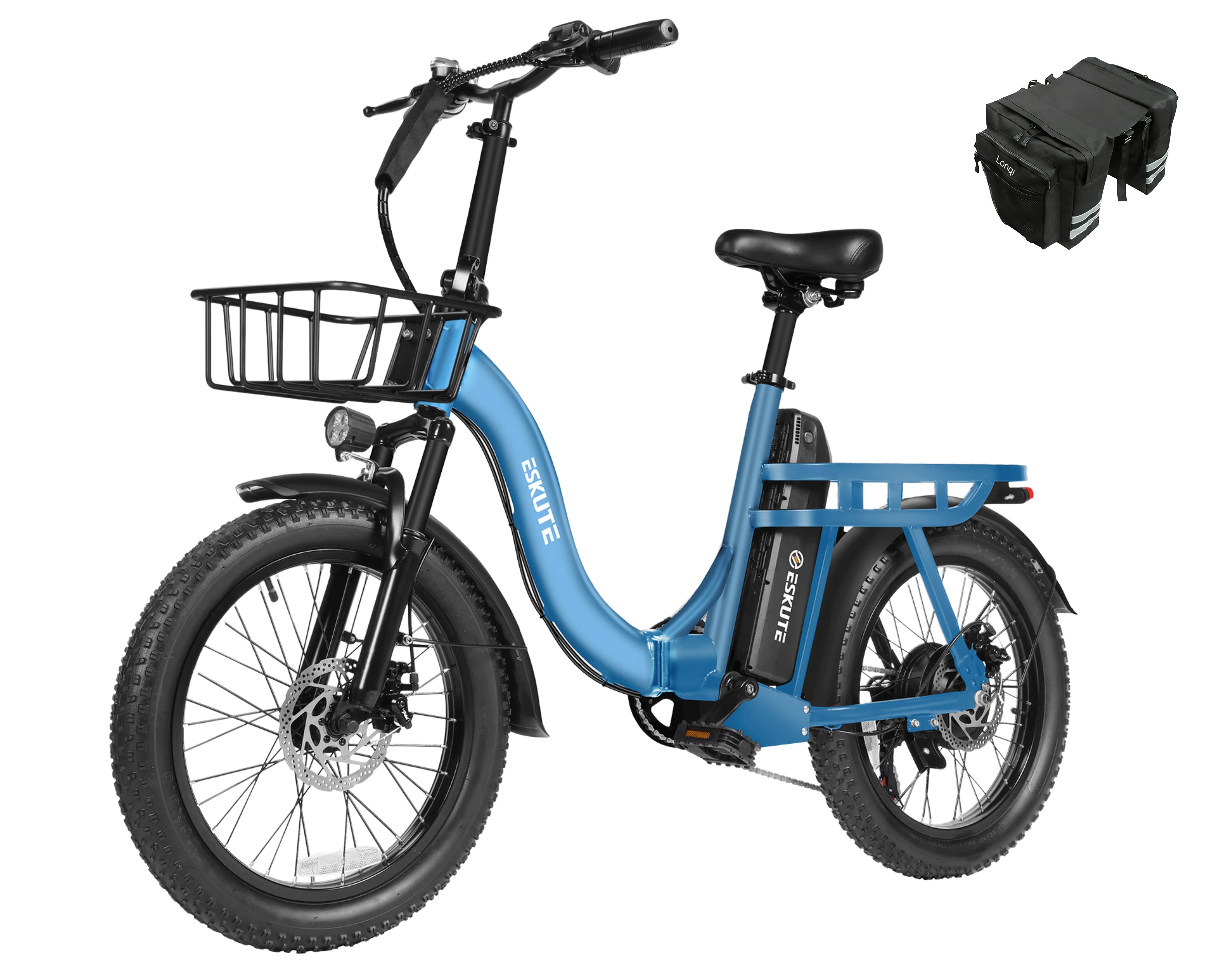 Eskute® D200 Folding Electric Bike for Adults