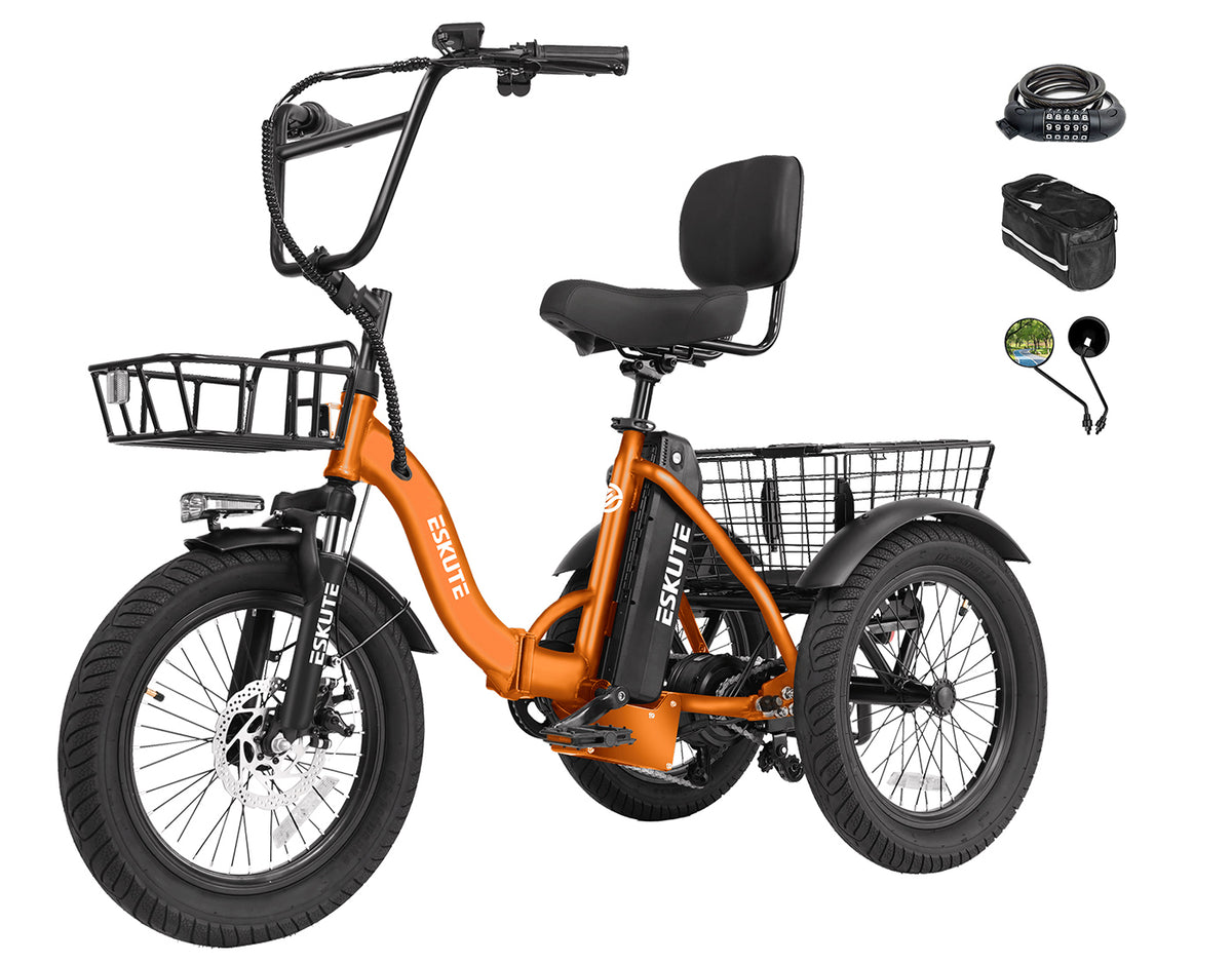 Eskute® T300 Folding Electric Trike