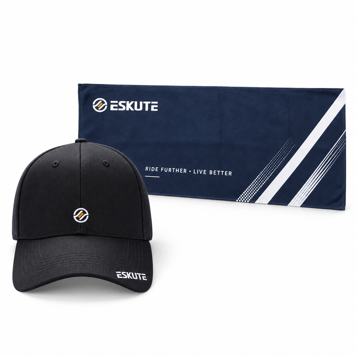 ESKUTE Logo Cap & Sports Towel Bundle