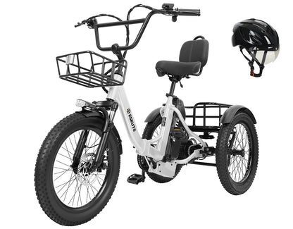 Eskute® T300 Max Folding Electric Trike with Reverse Function