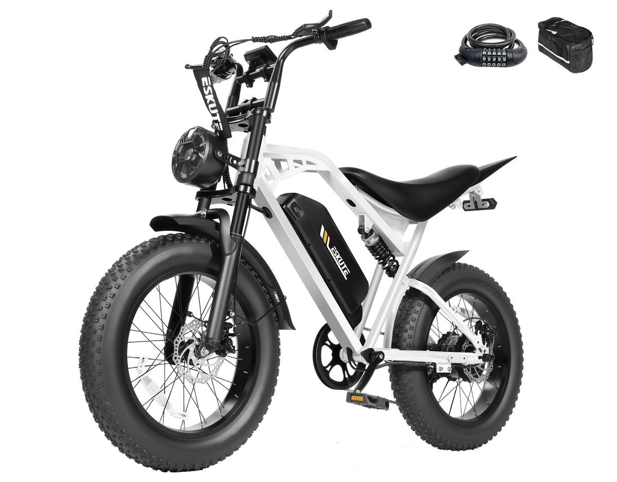 Eskute® V200 20*4.0" Dirt Electric Bike for Kids&Teens