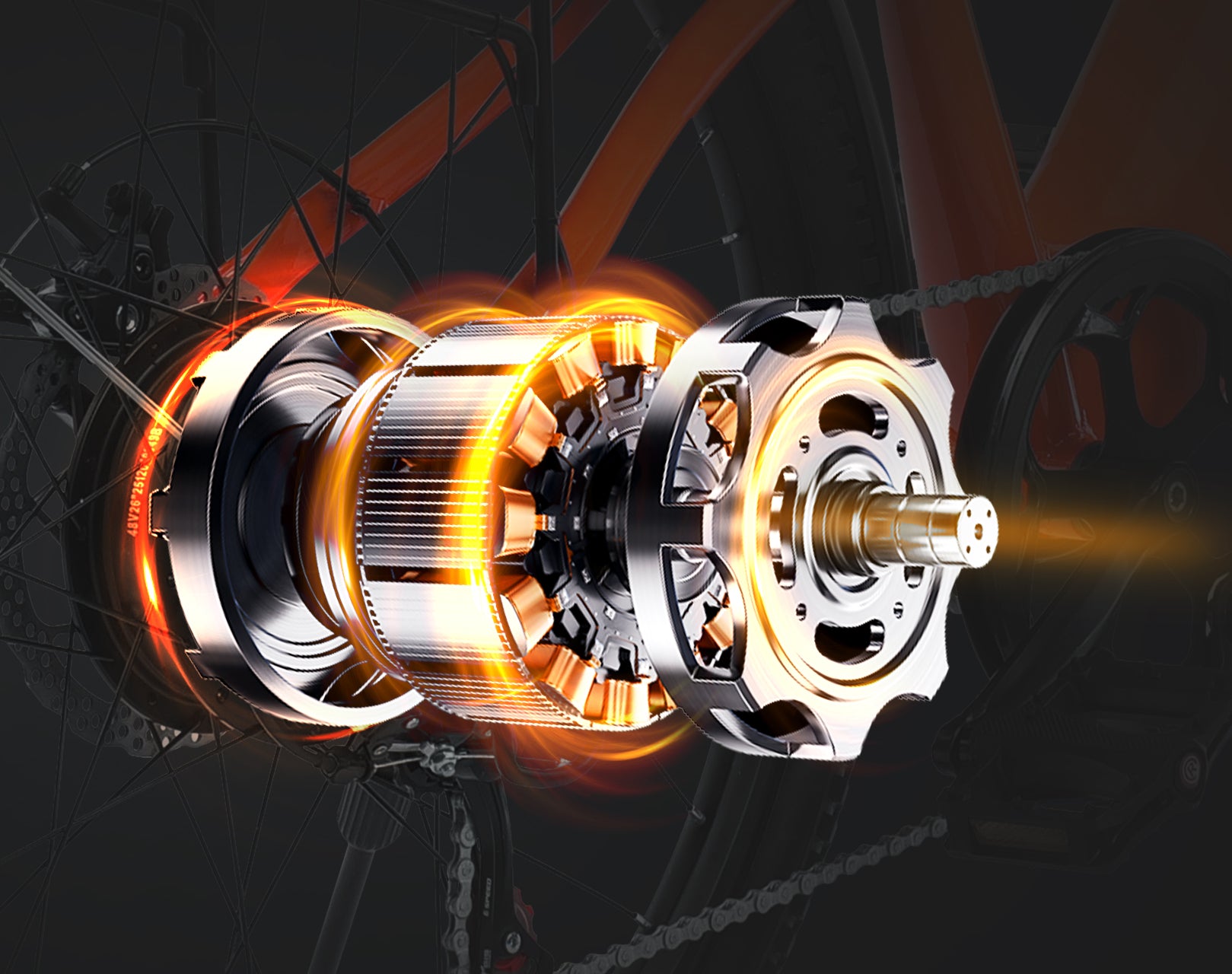 Peak 1500W  Up to 28MPHDominant Power for the Urban Commuter