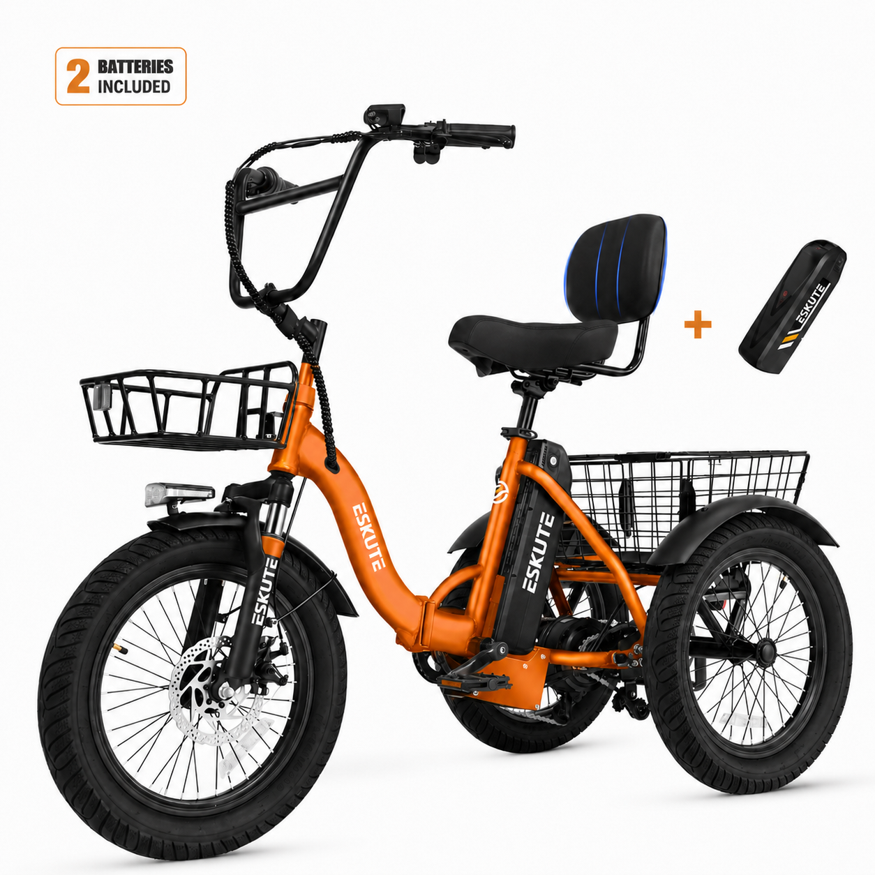 Eskute® T300 Folding Electric Trike