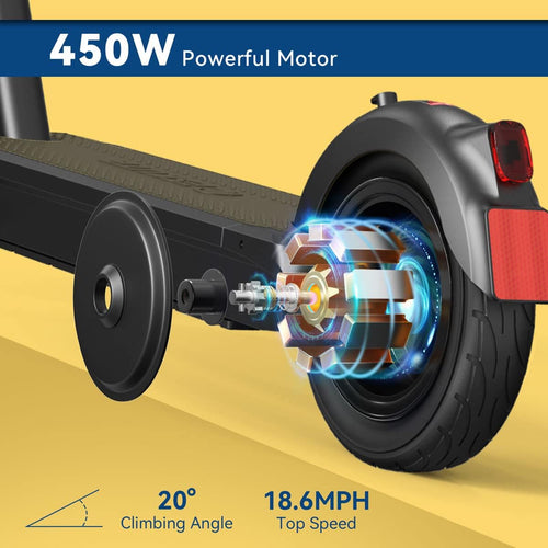 ESKUTE MAX electric scooter up to 30 miles range drum brake