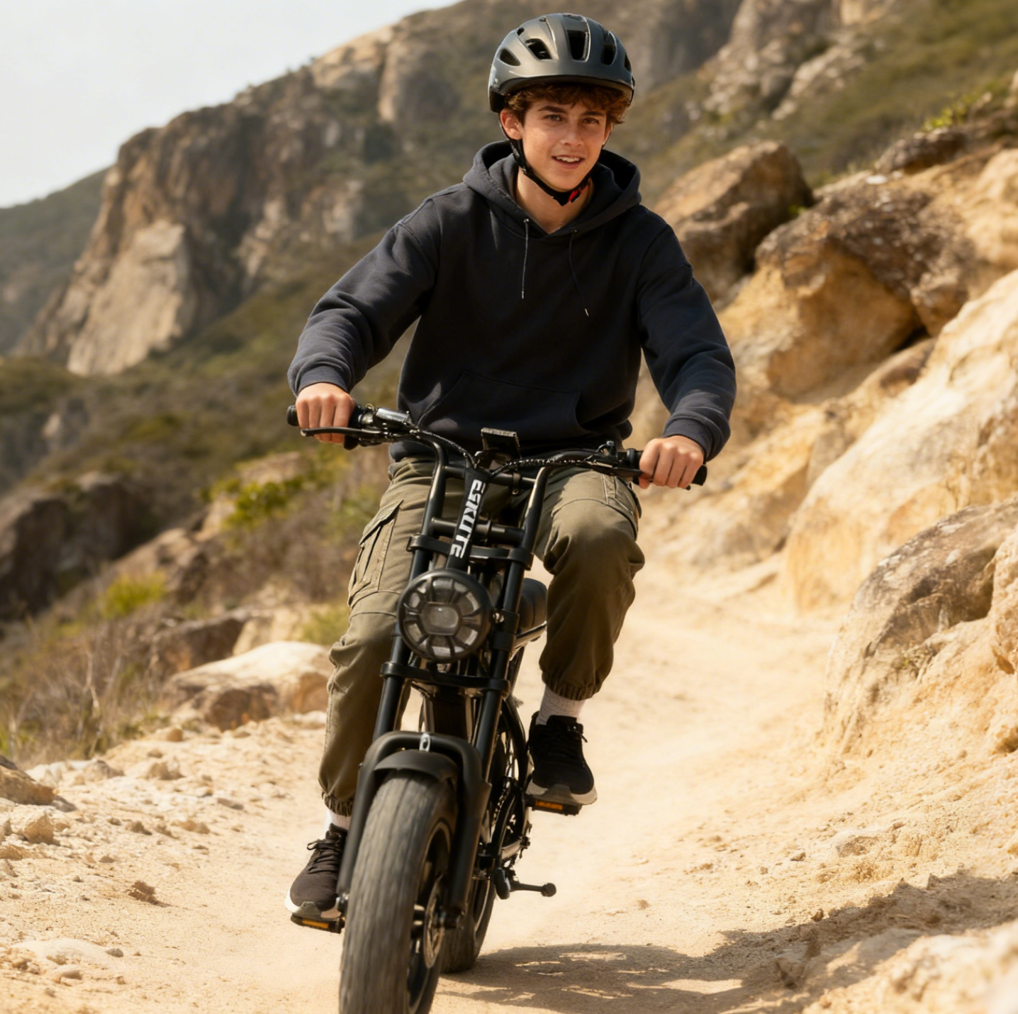 Eskute® V100 16*4.0" Electric Bike for Teens & Adults