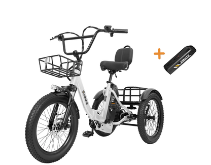 Eskute® T300 Max Folding Electric Trike with Reverse Function